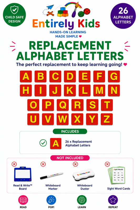 Replacement Alphabet Letters